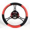 Kormányvédő - 38 cm - Piros/Fekete