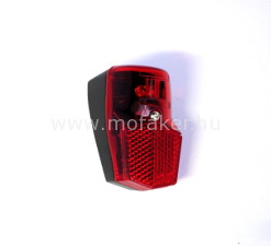 Hátsólámpa elemes 1 led Refl. sárvédőre VeloGo