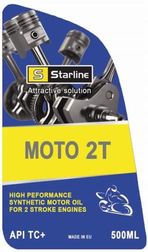 STARLINE Motorkerékpár olaj 2T 0.5 liter 