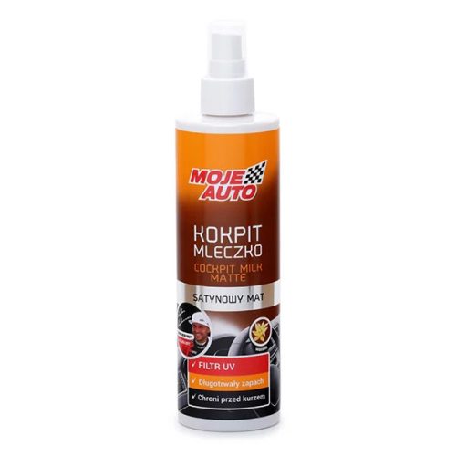 Moje Auto Műszerfalápoló tej 300ml - vanília illatú, matt