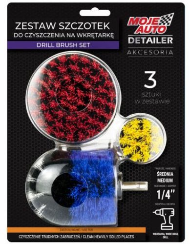Behajtóba rögzíthető kefekészlet 3db-os