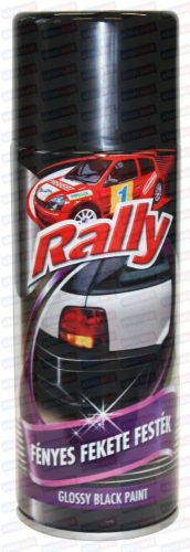 Rally Festék spray fényes fekete 400ml 